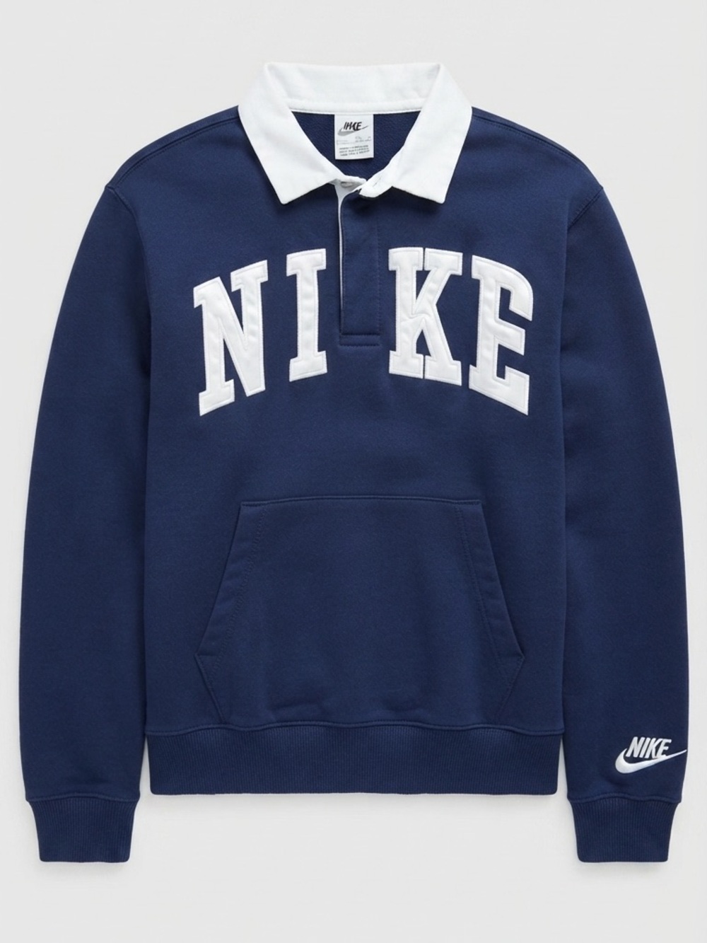 Nike Sportswear Club French Terry Polo Kids Size 5-6 (110-116cm) Navy Blue